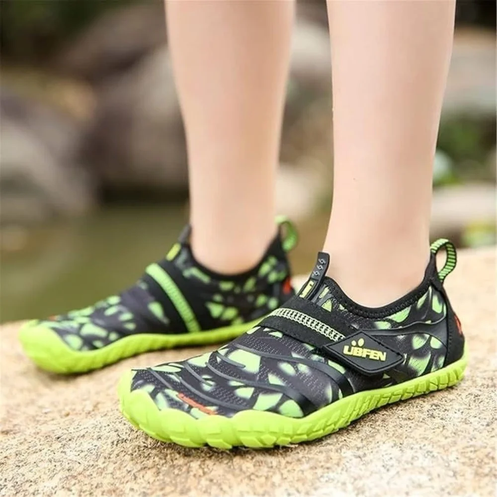 UBFEN Unisex Kids Boys Girls Beach Sport Quick Dry‎ Water Shoes - Green - 37
